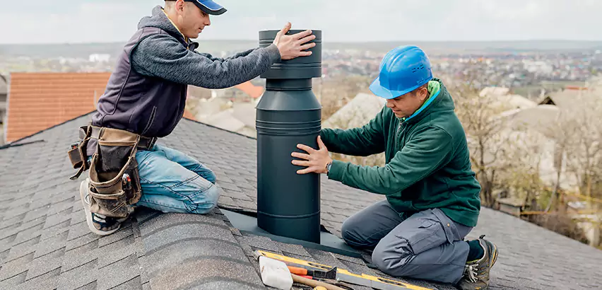 Chimney Flashing Replacement for Storm Damage in Burbank