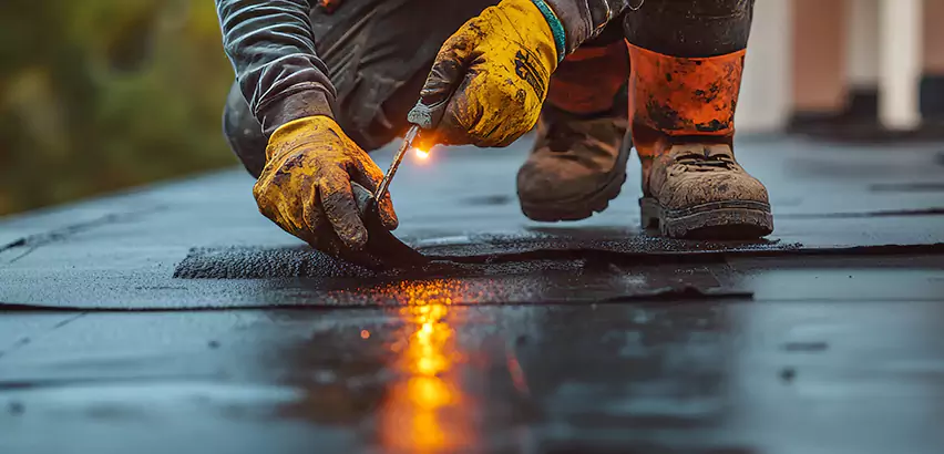 EPDM Roof Repair Tape Application in Burbank