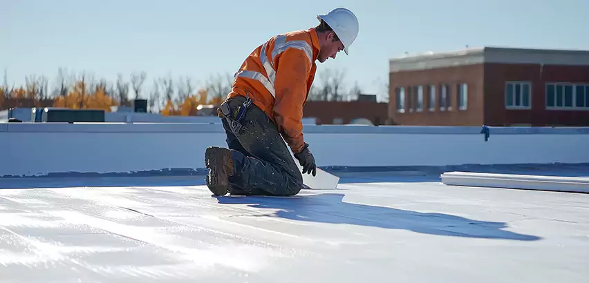 Flat Roof Drain Installation in Burbank