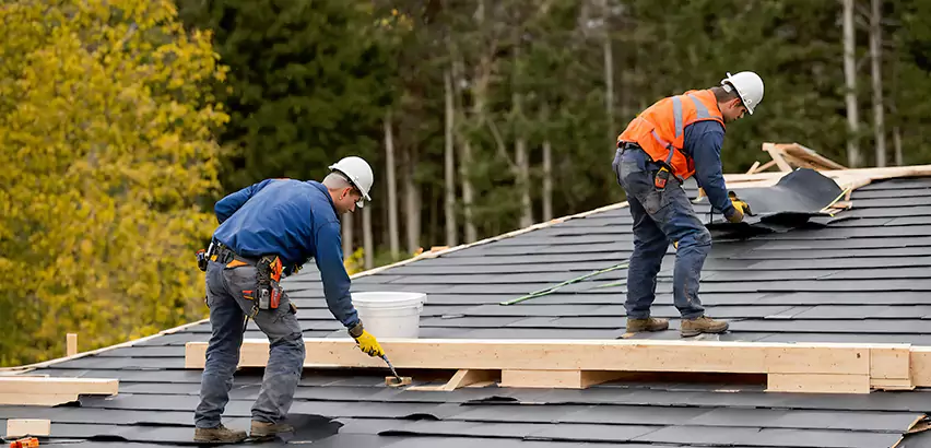 Garage Felt Roof Replacement in Burbank