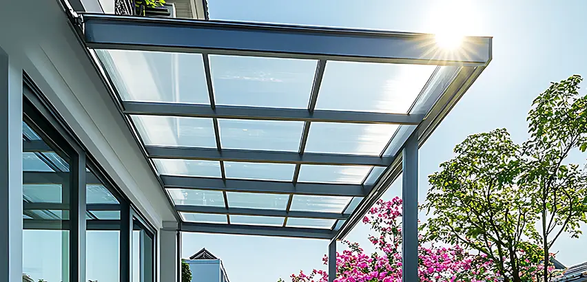 Glass Patio Roof Installation in Burbank