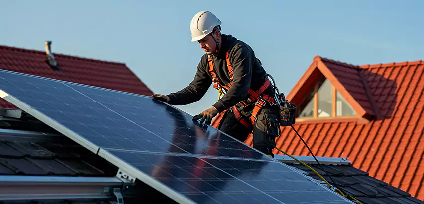 Solar Panels on Steel Roof Installation in Burbank