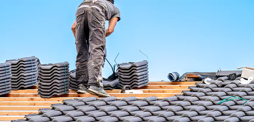 Replacing Tile Roof Underlayment in Burbank