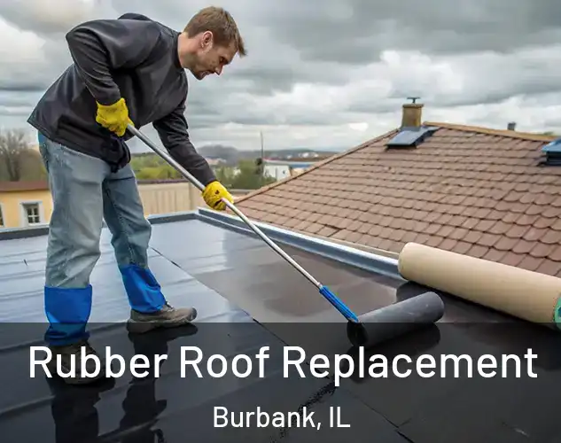  Rubber Roof Replacement Burbank, IL