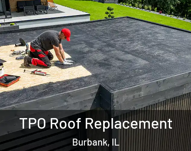  TPO Roof Replacement Burbank, IL